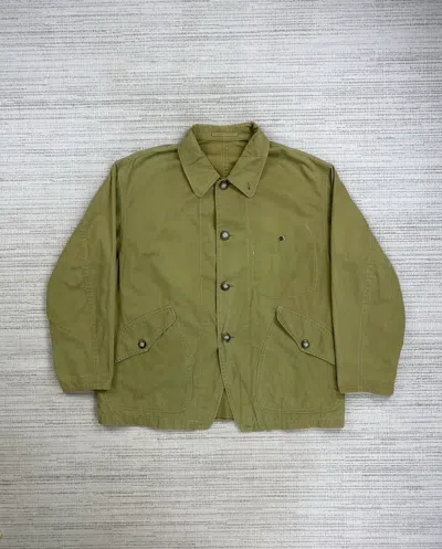 Pre-owned Yohji Yamamoto Vintage  Lq Limited Design Button Jacket In Green