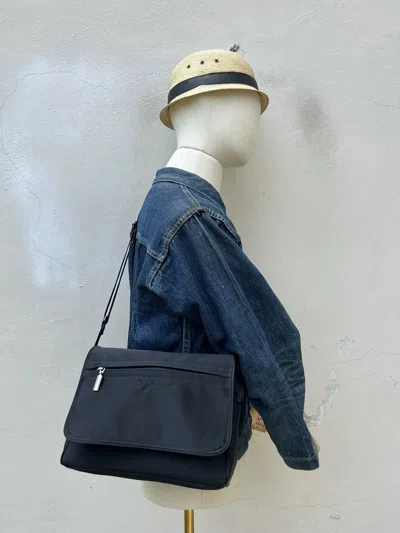 Pre-owned Yohji Yamamoto Vintage  Y'saccs Pour Homme Sling Bag Black