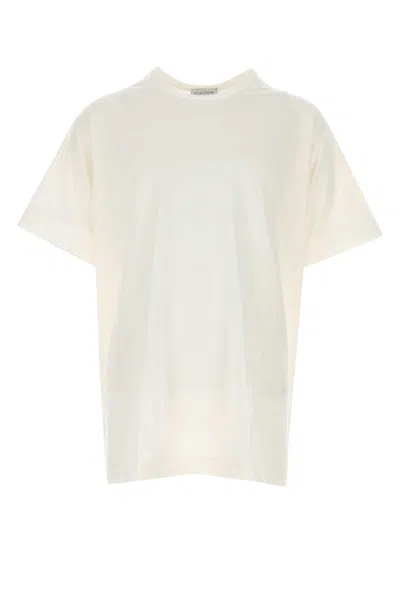 YOHJI YAMAMOTO WHITE COTTON OVERSIZE T-SHIRT