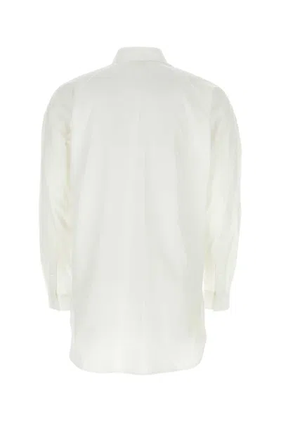 YOHJI YAMAMOTO WHITE POPLIN SHIRT