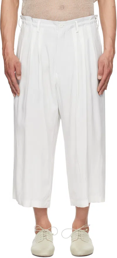 Yohji Yamamoto Ette Pants In White