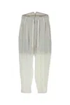 Yohji Yamamoto Trousers Drawstring Waist Pockets In Gray