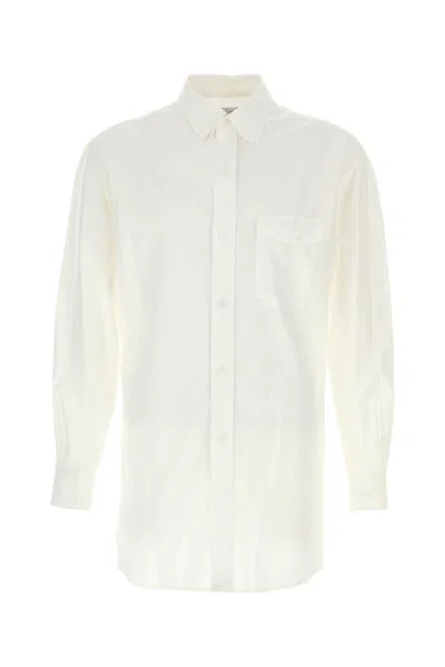 YOHJI YAMAMOTO WHITE SOLID COTTON SHIRT