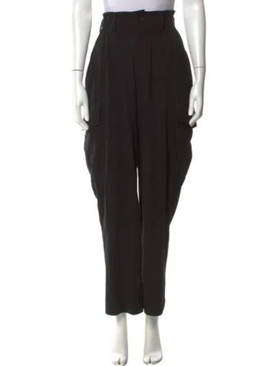 Pre-owned Yohji Yamamoto Wide Leg Pants In Black