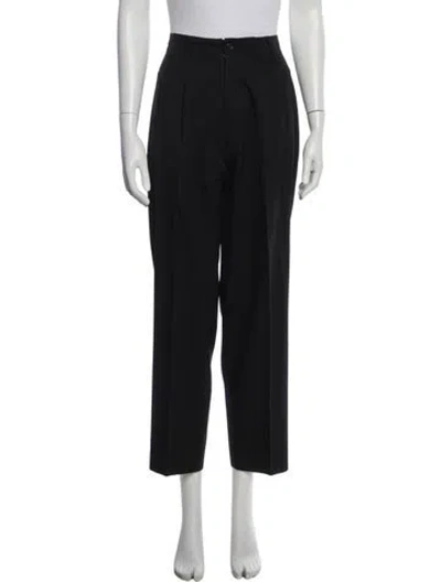 Pre-owned Yohji Yamamoto Wide Leg Pants In Black