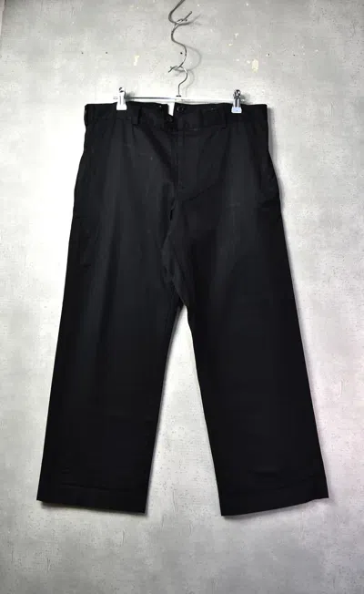 Pre-owned Yohji Yamamoto /wide Slacks Pants/28375 - 812 72 In Black