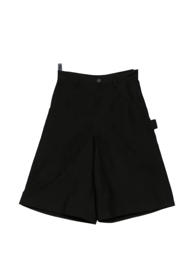 Yohji Yamamoto Wide-leg Shorts In Black