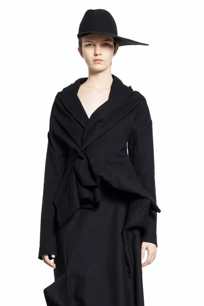 Yohji Yamamoto Woman Black Jackets