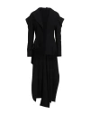 Yohji Yamamoto Woman Blazer Black Size 2 Wool In Black