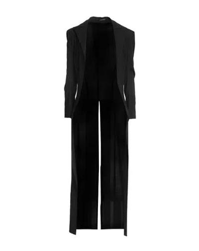 Yohji Yamamoto Woman Blazer Black Size 3 Rayon