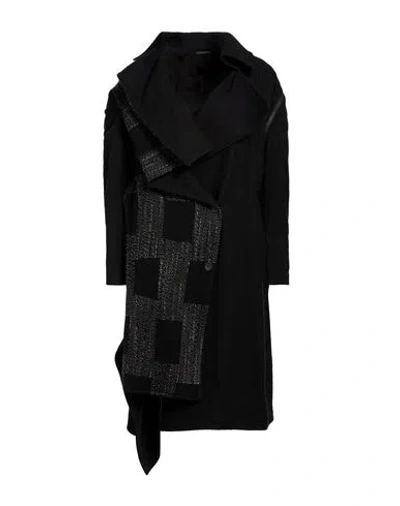 Yohji Yamamoto Woman Coat Black Size 2 Wool