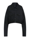 Yohji Yamamoto Woman Denim Outerwear Black Size 2 Cotton In Black