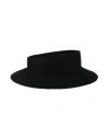 Yohji Yamamoto Woman Hat Black Size Xs Wool In Black