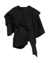 Yohji Yamamoto Woman Jacket Black Size 1 Cotton, Hemp In Black