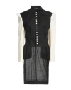 Yohji Yamamoto Woman Jacket Black Size 2 Cellulose, Ramie, Linen, Wool In Black