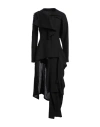 Yohji Yamamoto Woman Jacket Black Size 3 Wool In Black