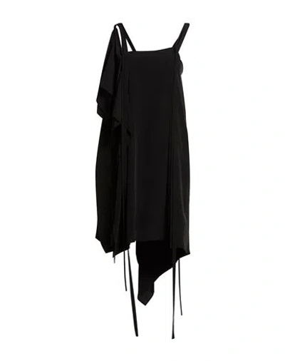 Yohji Yamamoto Woman Midi Dress Black Size 1 Triacetate, Polyester