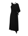 Yohji Yamamoto Woman Midi Dress Black Size 2 Cotton, Cashmere In Black