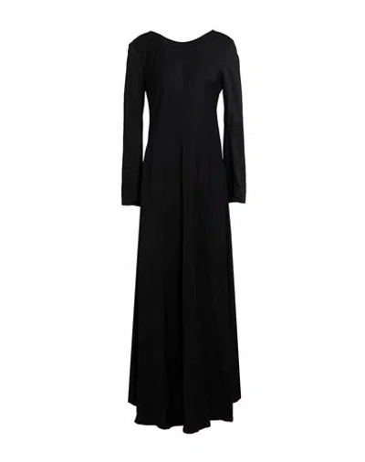 Yohji Yamamoto Woman Midi Dress Black Size 2 Rayon