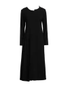 Yohji Yamamoto Woman Midi Dress Black Size 2 Wool In Black