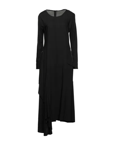 Yohji Yamamoto Midi Dresses In Black