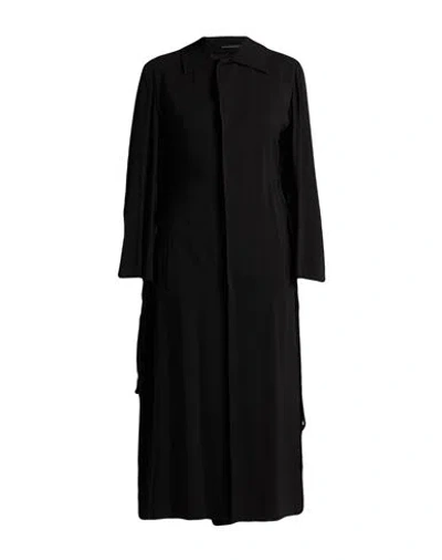 Yohji Yamamoto Woman Midi Dress Black Size 3 Rayon, Cupro