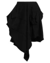 Yohji Yamamoto Woman Midi Skirt Black Size 1 Wool In Black