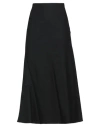 Yohji Yamamoto Woman Midi Skirt Black Size 3 Wool In Black
