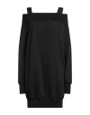 Yohji Yamamoto Square-neck Cady Midi Dress In Black
