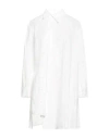 Yohji Yamamoto Woman Mini Dress White Size 1 Cotton In White