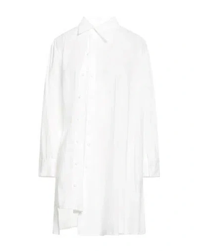 Yohji Yamamoto Woman Mini Dress White Size 1 Cotton