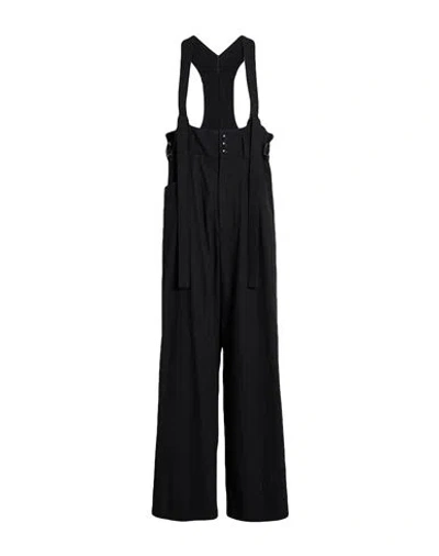 Yohji Yamamoto Woman Overalls Black Size 2 Cotton