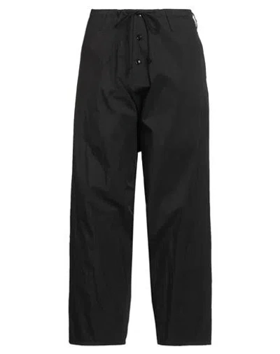 Yohji Yamamoto Woman Pants Black Size 2 Cotton, Nylon