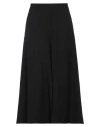 Yohji Yamamoto Asymmetric Cotton Culottes In Black