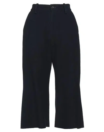 Yohji Yamamoto Woman Pants Midnight Blue Size 2 Wool, Nylon, Cotton