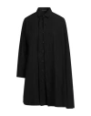 Yohji Yamamoto Asymmetric Decorative Button-detail Shirt In Black