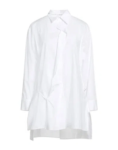 Yohji Yamamoto Woman Shirt White Size 2 Cotton