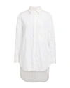Yohji Yamamoto Woman Shirt White Size 3 Cotton In White