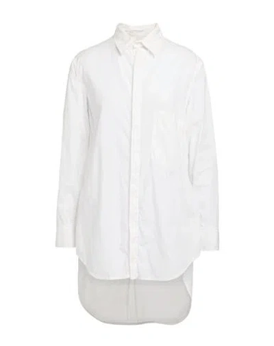 Yohji Yamamoto Woman Shirt White Size 3 Cotton