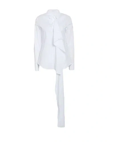 Yohji Yamamoto Woman Shirt White Size 3 Cotton