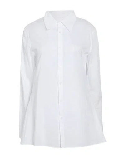 Yohji Yamamoto Woman Shirt White Size 3 Cotton