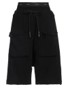 Yohji Yamamoto Woman Shorts & Bermuda Shorts Black Size 1 Cotton, Cellulose In Black