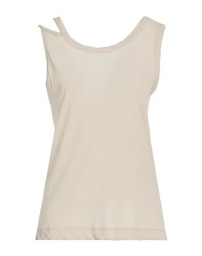 Yohji Yamamoto Woman Top Beige Size 2 Cotton In Neutral