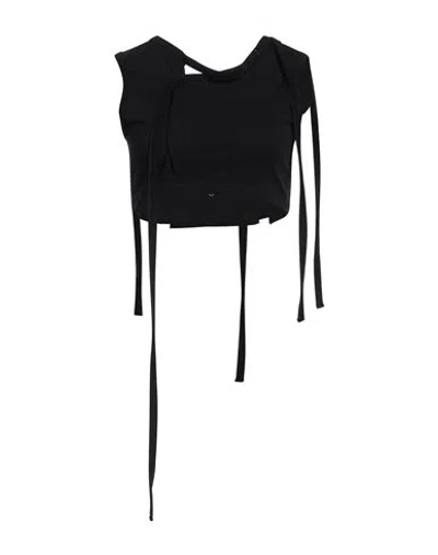 Yohji Yamamoto Woman Top Black Size 2 Cotton