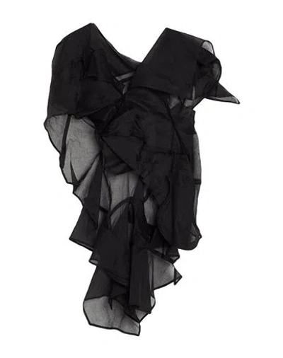 Yohji Yamamoto Woman Top Black Size 2 Cotton
