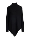 Yohji Yamamoto Woman Turtleneck Black Size 2 Wool, Acrylic In Black