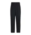 Yohji Yamamoto Wool 2-tucks Tailored Trousers In Black