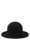 Yohji Yamamoto Wool B Tube Brim Plain Mtn Hats Black In Black