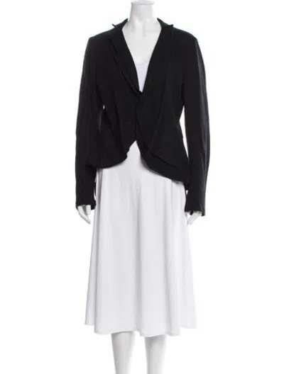 Pre-owned Yohji Yamamoto Wool Blazer In Black