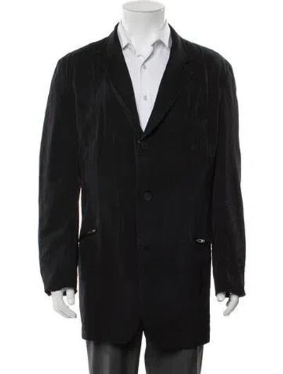 Pre-owned Yohji Yamamoto Wool Blazer W/ Tags In Black